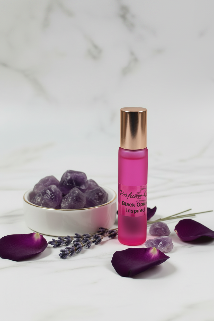 Raw Amethyst Bigger with Perfume Oil